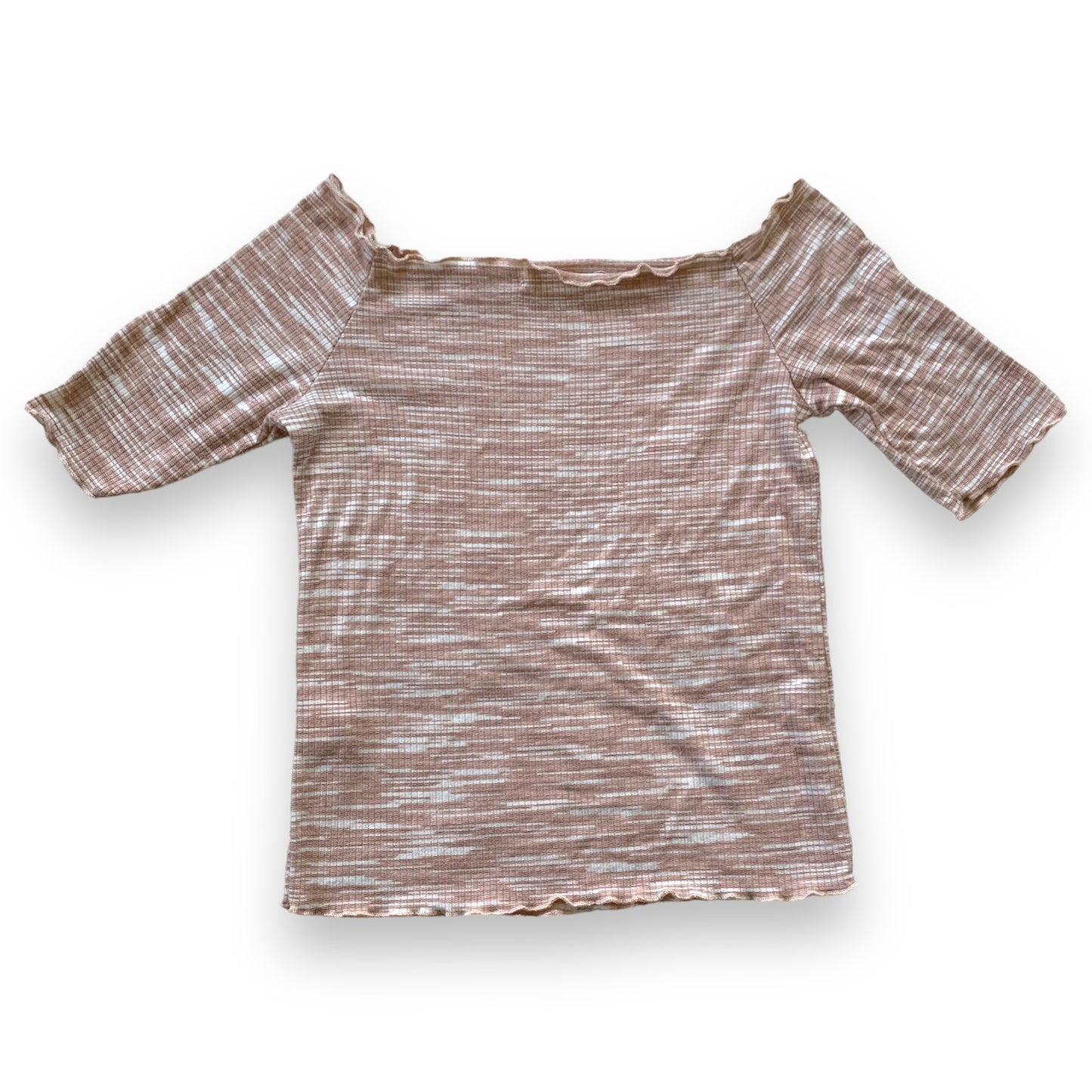 Urban Outfitters Caution to the Wind scalloped trim tee SZ M