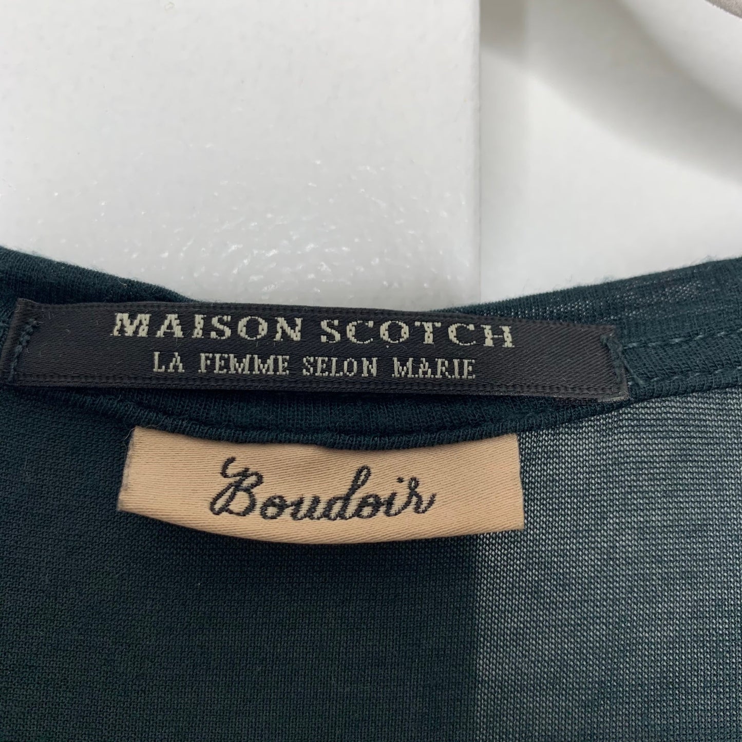 Scotch & Soda Maison Scotch Boudoir embroidered top SZ 1 / Small