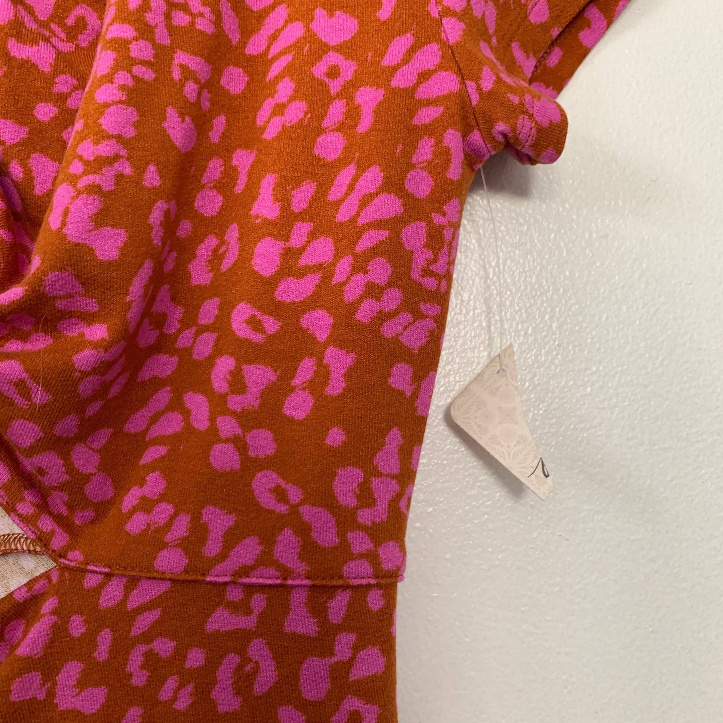 Free People Marsaille leopard print cut out mini dress SZ M