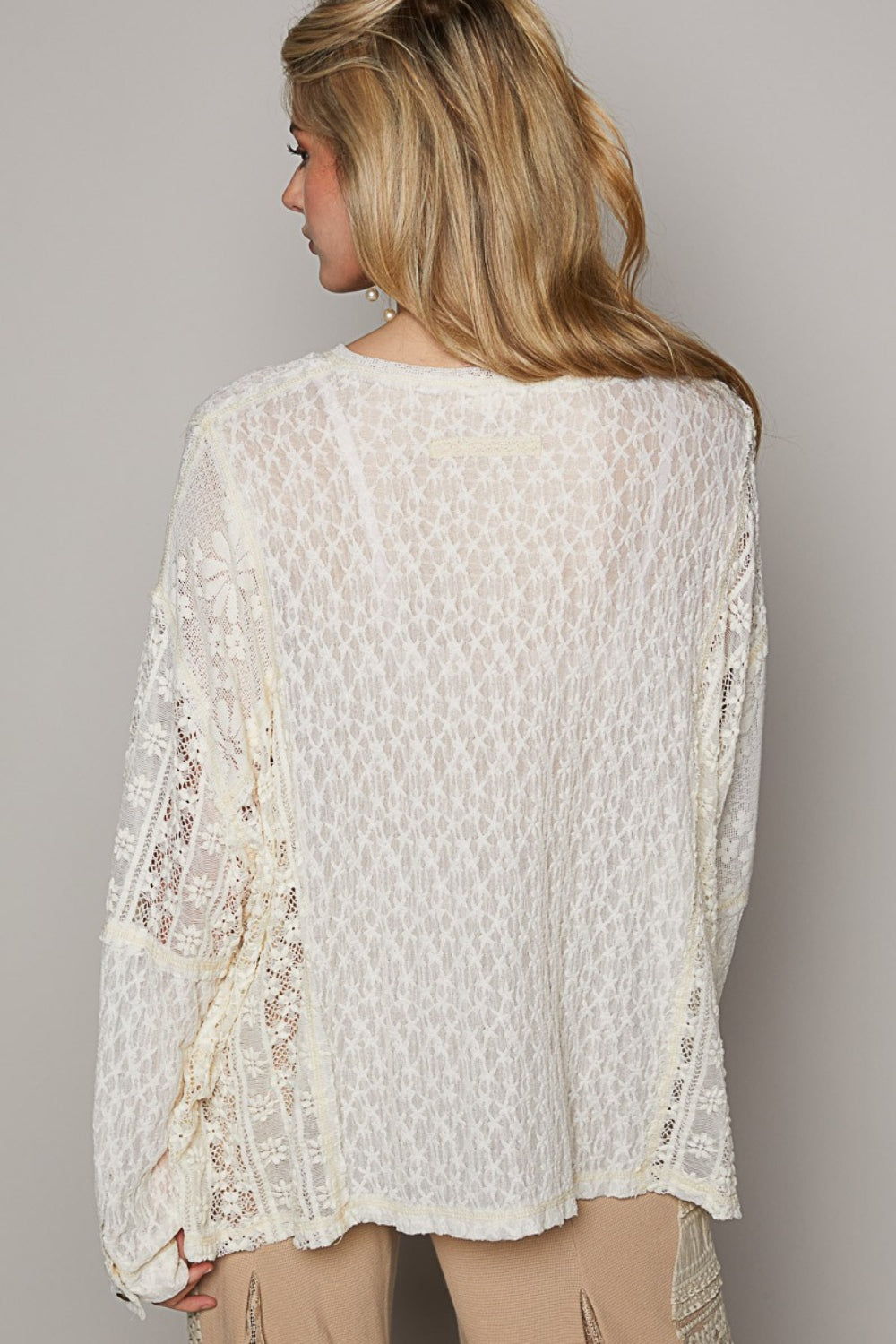 Older And Wiser Lace Top (S-L)