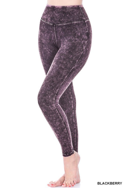 Mineral Wash Yoga Leggings (S-XL)