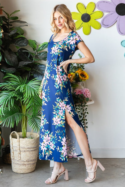 Break Your Heart Floral Maxi Dress (S-3X)