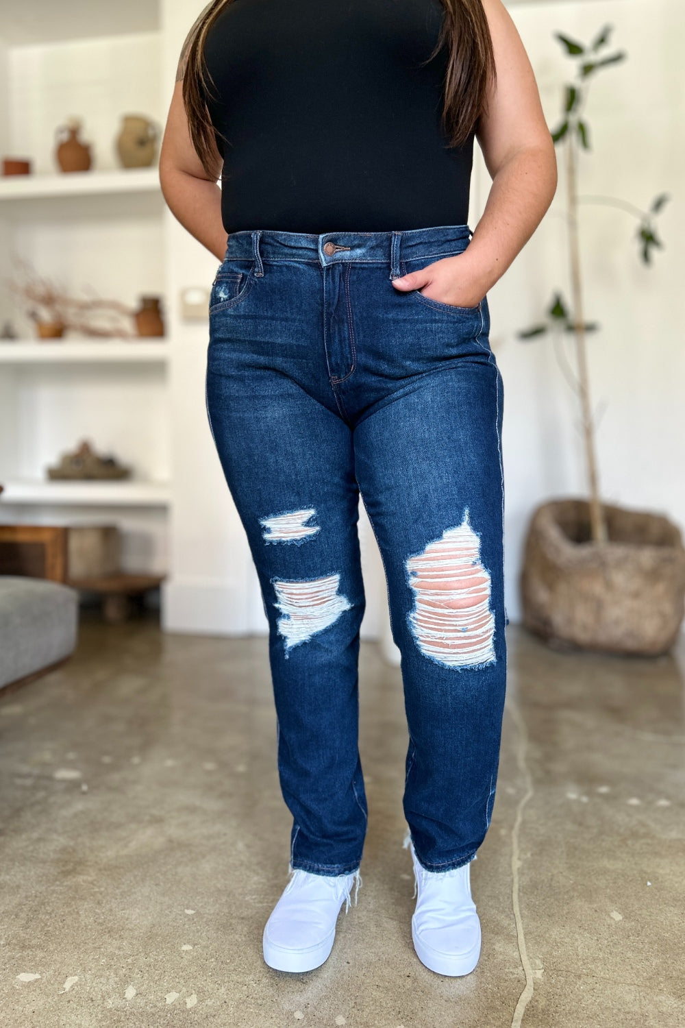 No Limits Rigid Magic Straight Leg Jeans (0-24W)