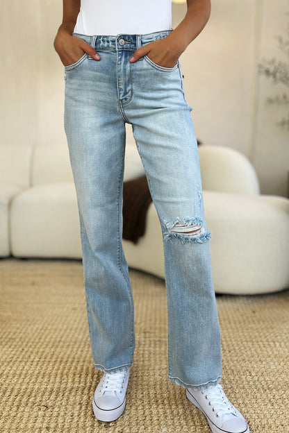 Hot To Go Straight Leg Jeans (0-24W)