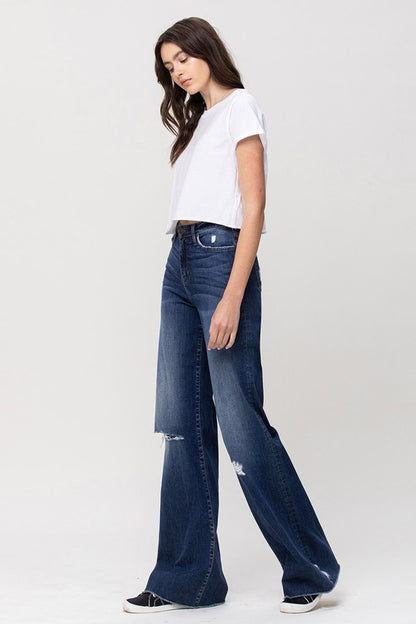 High Rise Wide Leg Jean (28-32)