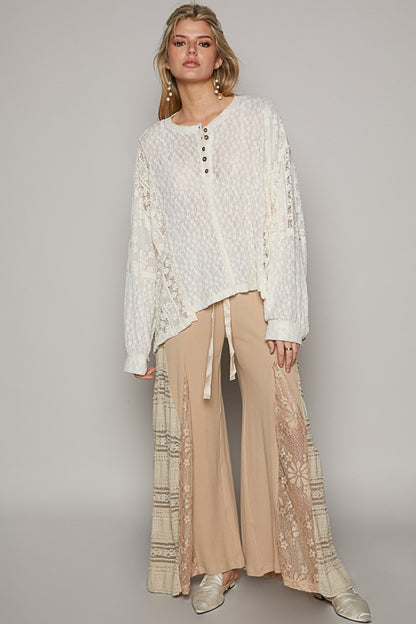 Older And Wiser Lace Top (S-L)