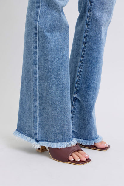 Kayce's Girl Raw Hem Bootcut Jeans (0-24W)