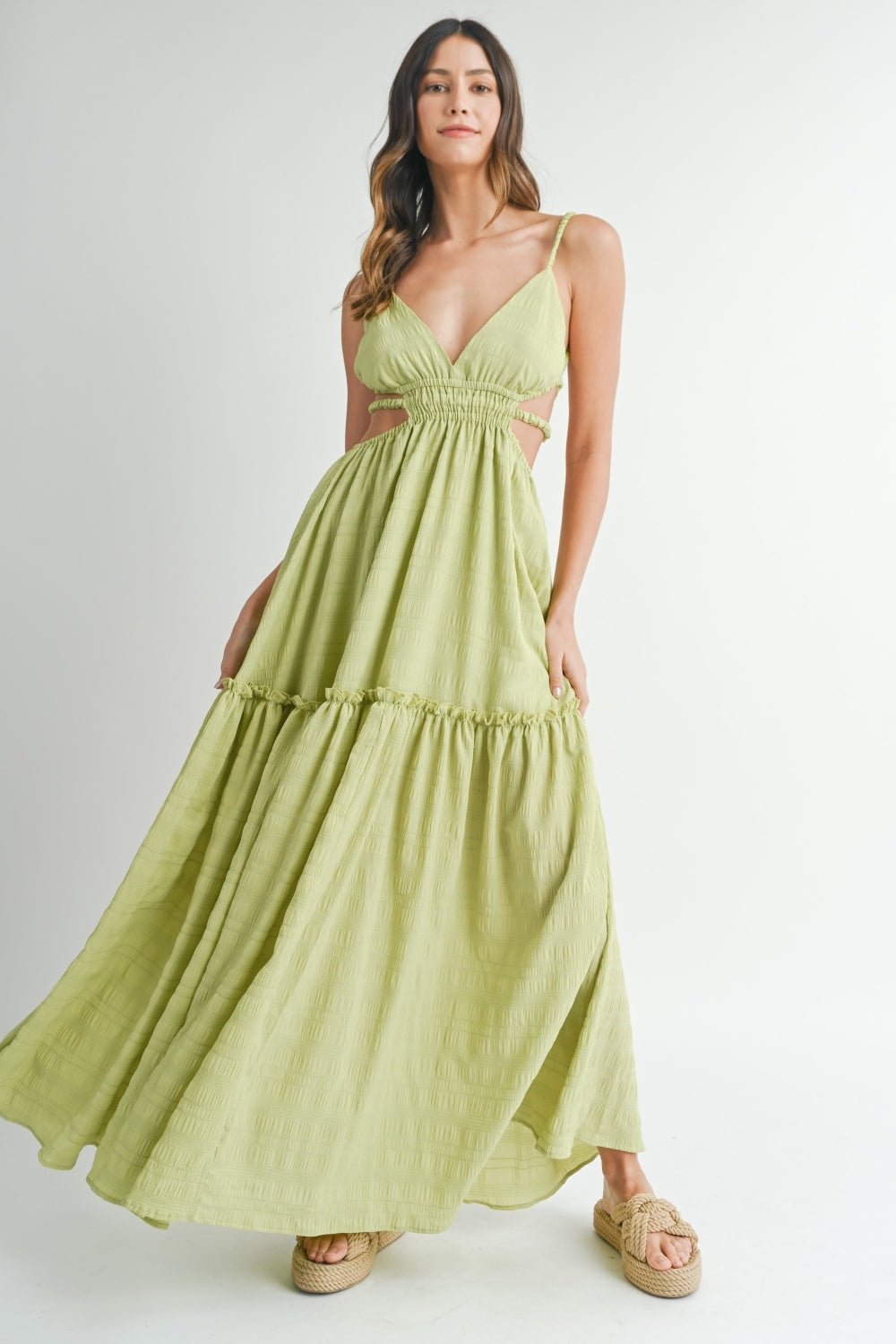 Forces Of Nature Backless Maxi Dress (S-L)