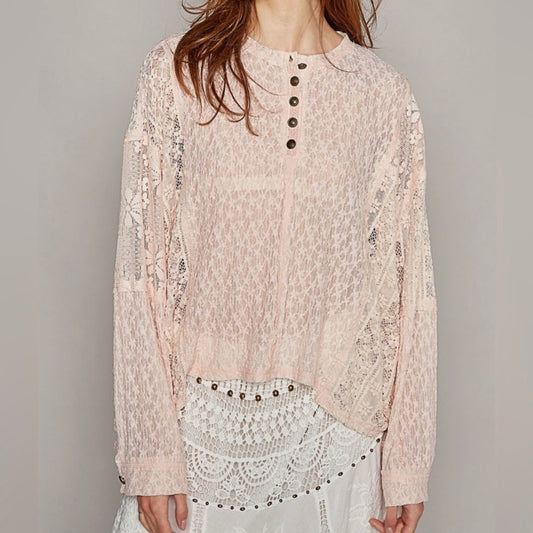 Older And Wiser Lace Top (S-L)