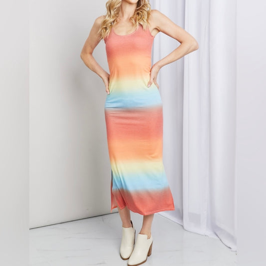 Love Yourself Ombre Midi Dress (S-XL)
