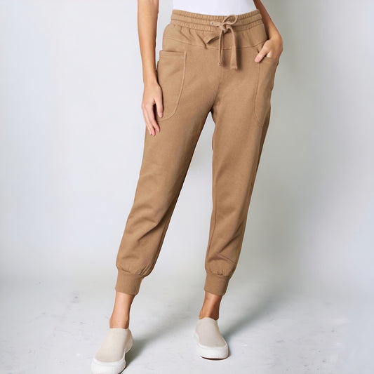 Candace Mocha Cargo Pocket Joggers (S-XL)