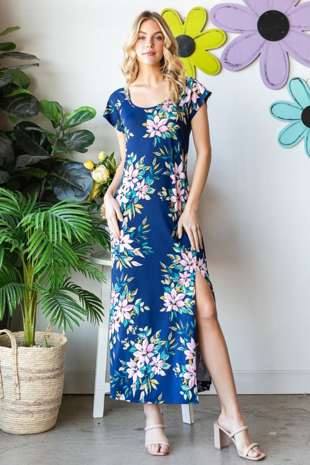 Break Your Heart Floral Maxi Dress (S-3X)