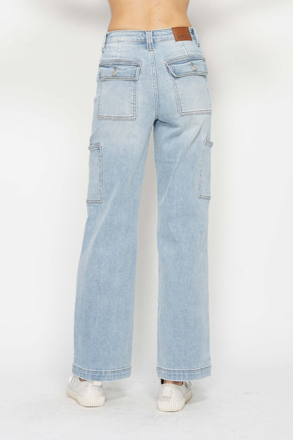 Forever Young Straight Leg Cargo Jeans (0-24W)