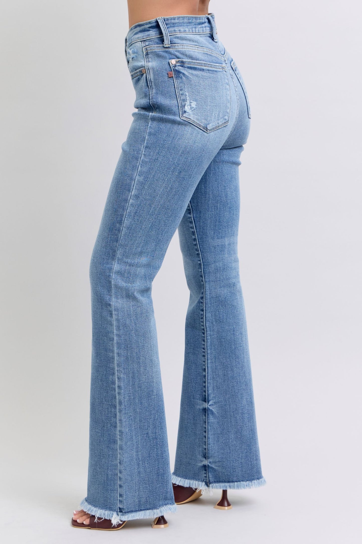 Kayce's Girl Raw Hem Bootcut Jeans (0-24W)