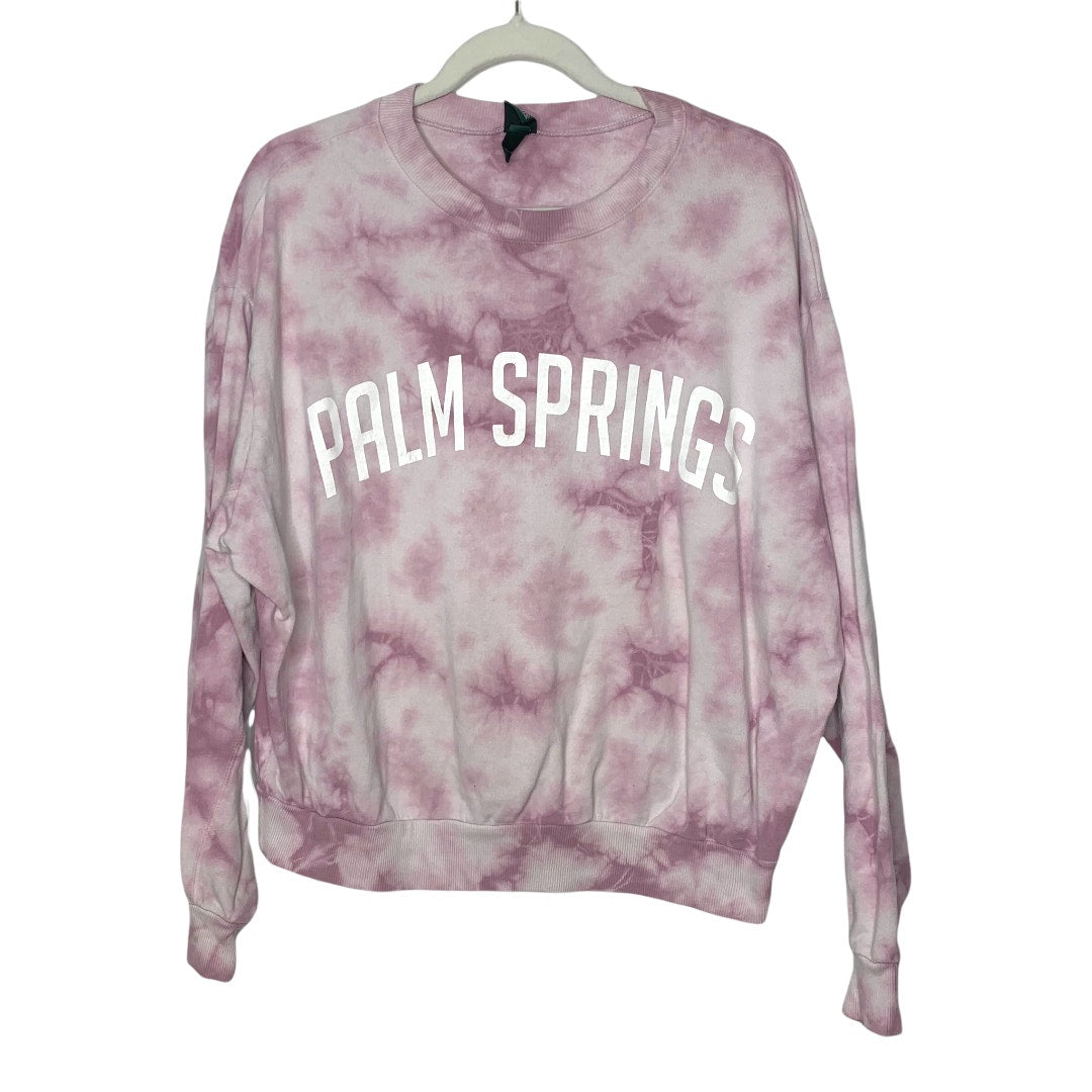 Wild Fable tie dye Palm Springs crewneck sweatshirt SZ S