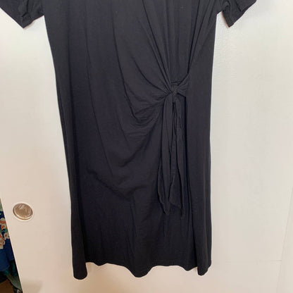 Zooey black knotted t-shirt dress SZ L