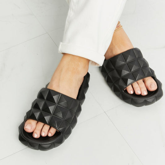 Let's Chill Studded Slide Sandal