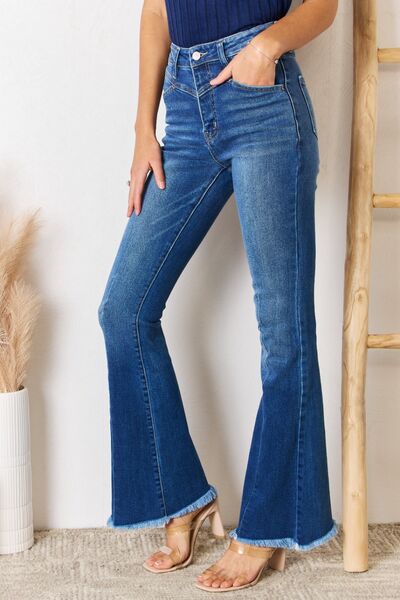 Ashton High Waisted Flare Jeans (1-15)