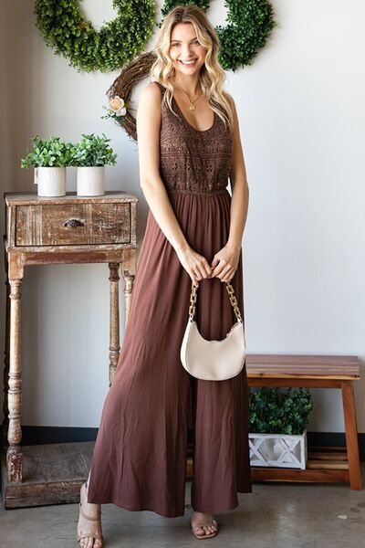 Marcy Crochet Wide Leg Jumpsuit (S-L)