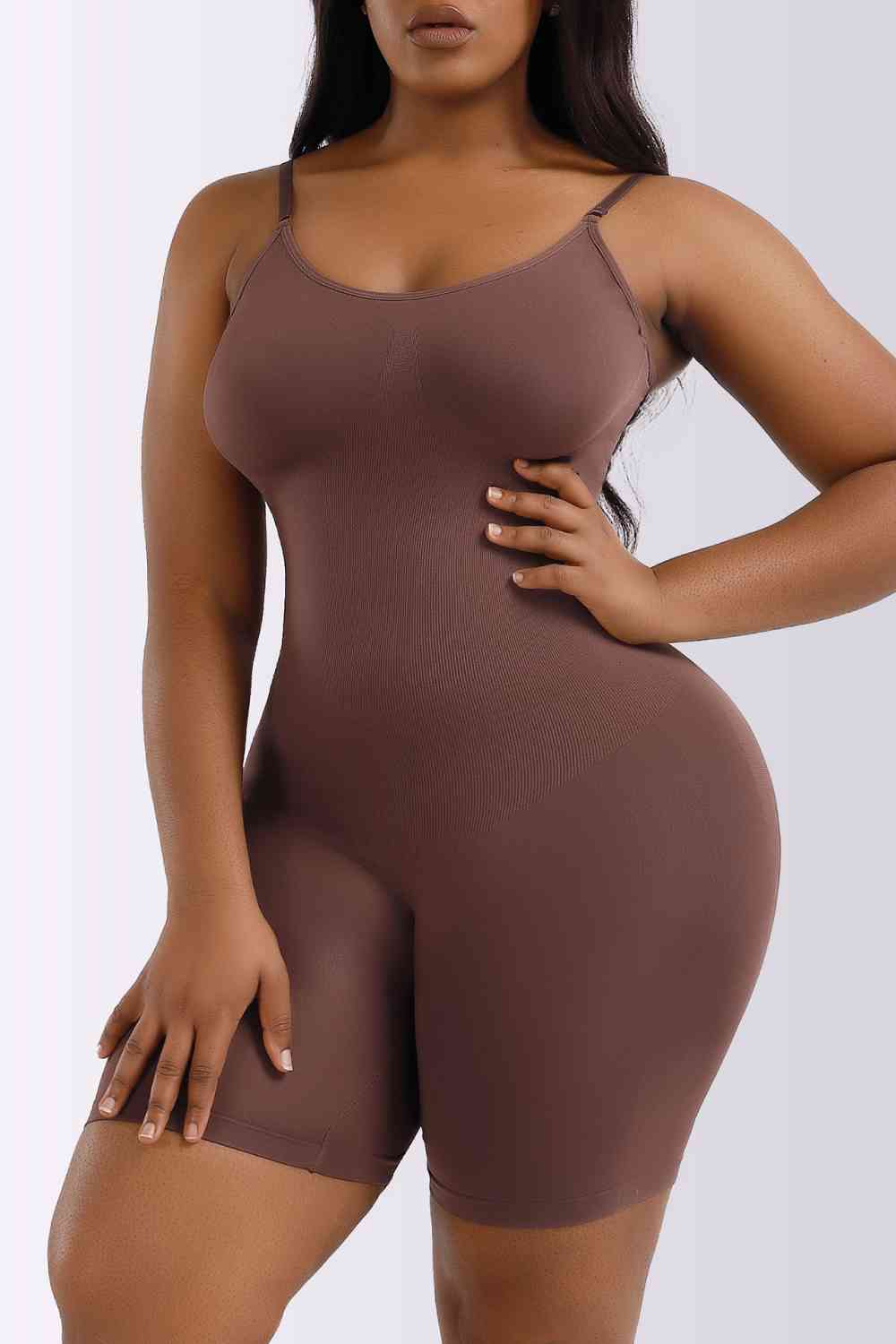 KIMBERLY Spaghetti Strap Shapewear Romper (S-3X)