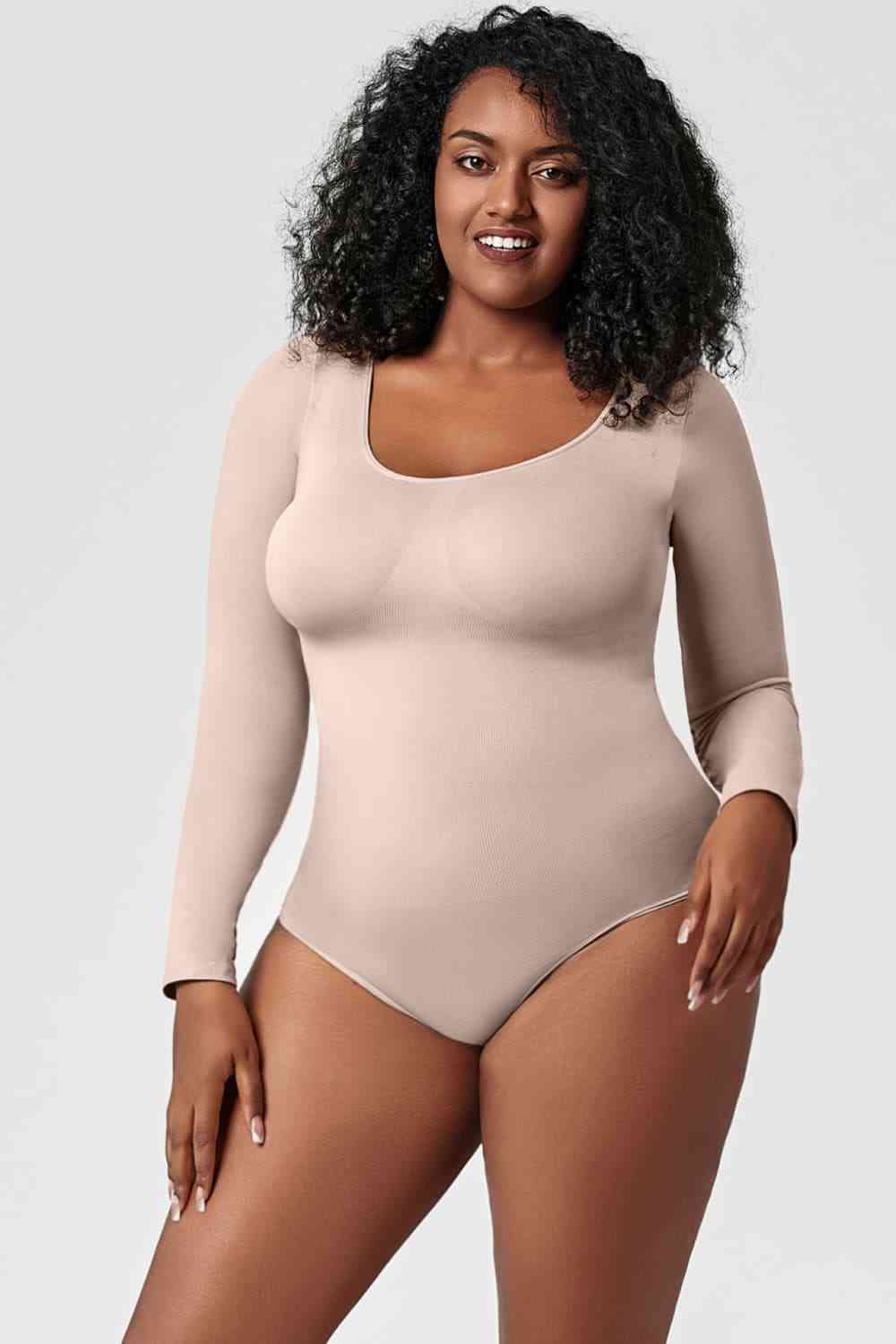 KHLOE Long Sleeve Shapewear Bodysuit (S-3X)