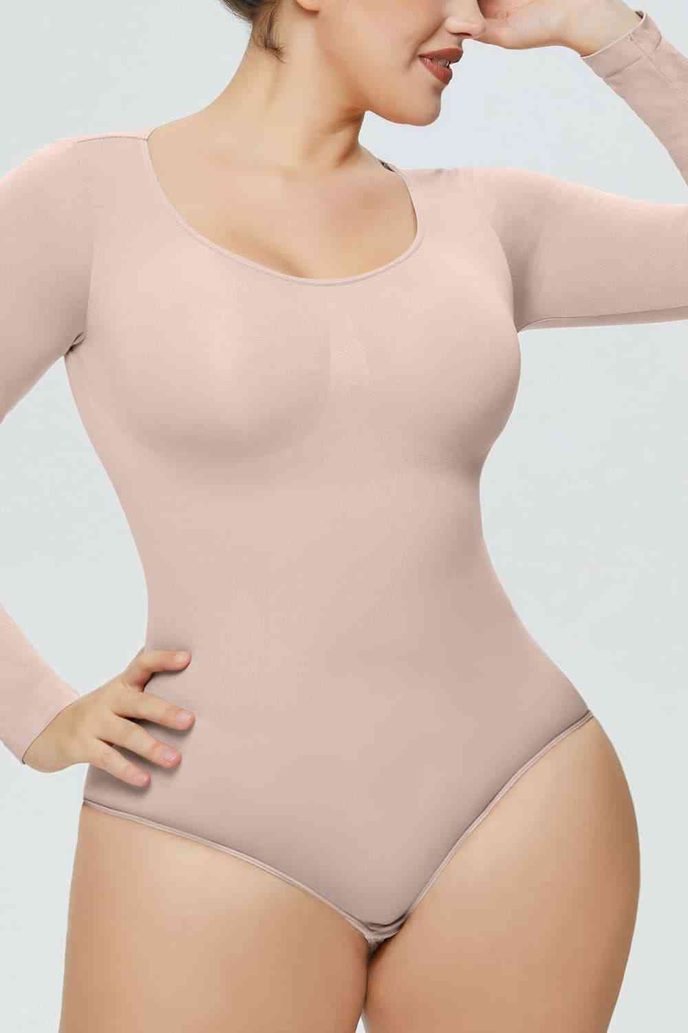 KHLOE Long Sleeve Shapewear Bodysuit (S-3X)